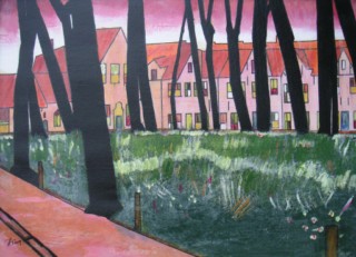 Les béguines - Acrylique 33 X 46 - Avril 2007