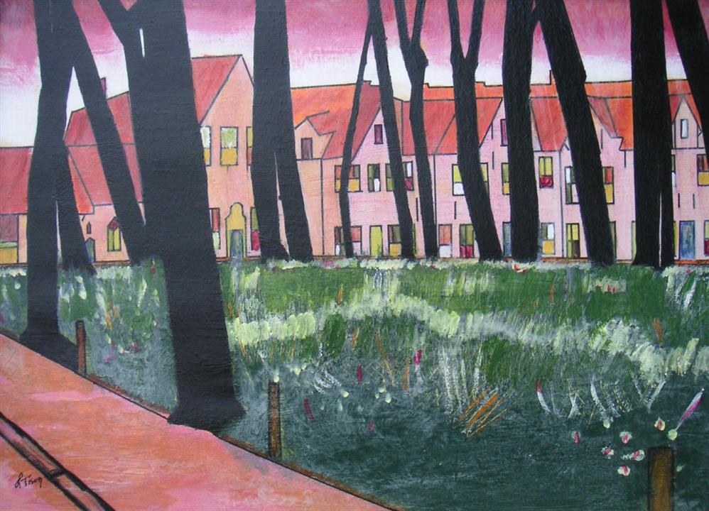Les béguines - Acrylique 33 X 46 - Avril 2007