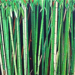 Coup de bambous - Acrylique 90 X 90 - Avril 2013