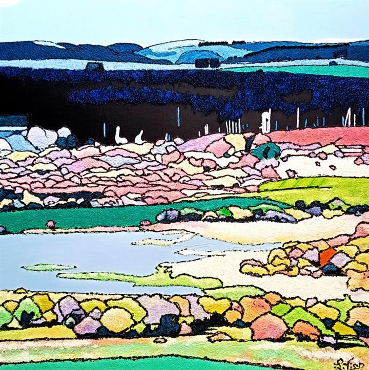 Illusion  - Acrylique 90 X 90 - Avril 2026