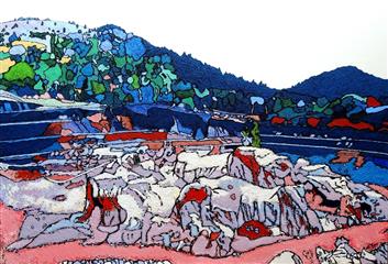 Lemptegy - Acrylique 130 X 89 - Juillet 2024