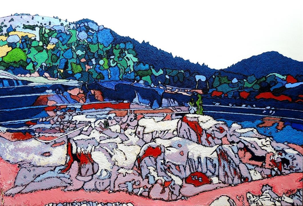 Lemptegy - Acrylique 130 X 89 - Juillet 2024