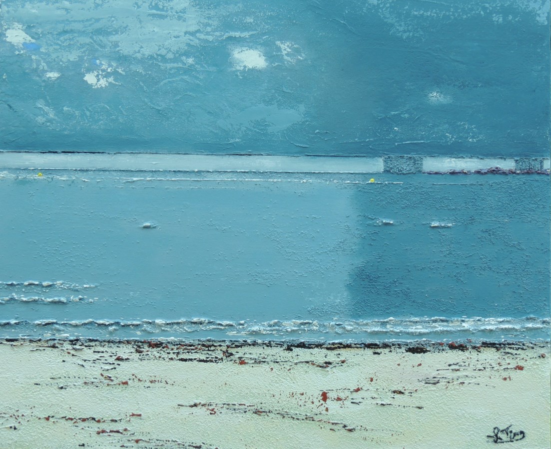 Passage Orageux - Acrylique 73 X 60 - Mai 2013