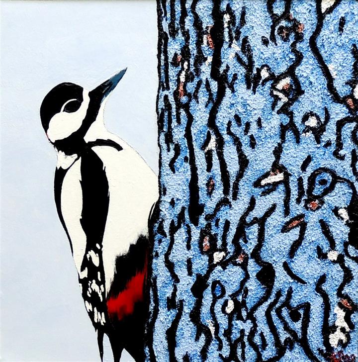 Rencontre - Acrylique 50 X 50 - Juin 2024