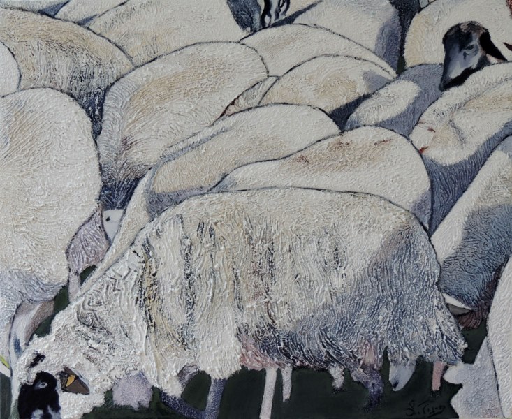 Tous ensemble - Acrylique 60 X 73 - Septembre 2015