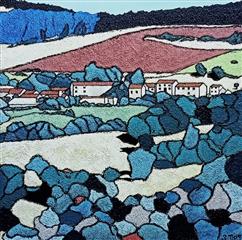 Vue sur Le Collet - Acrylique 90 X 90 - Octobre 2026